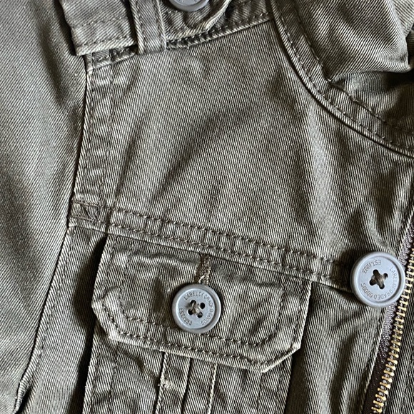L.O.G.G boy size 2-3 yrs Military Style zipper & Button closure w/Pockets Jacket - Picture 7 of 15